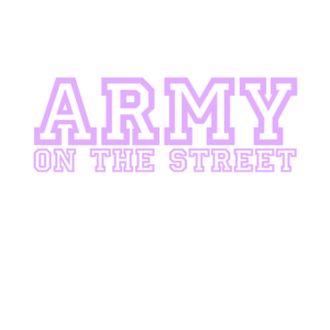 ARMY ON THE STREET CONTORNO ROSA