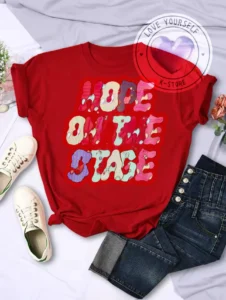 POLERA JH LETRAS COLORES