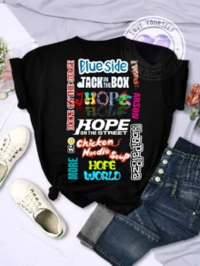 POLERA JH NEGRA CANCIONES