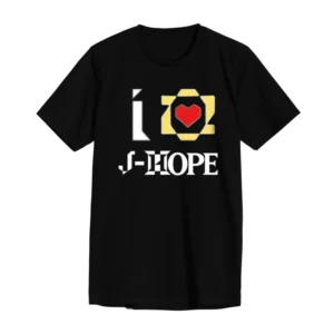 POLERA JH NEGRA CORAZON GRANDE