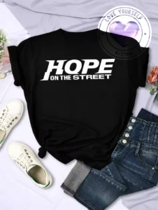 POLERA JH NEGRA LETRAS BLANCAS